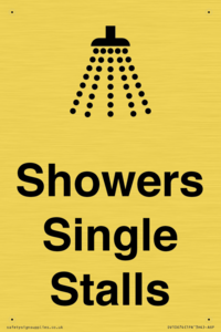 Showers with Single Stalls